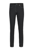 Robell Bella Stretch Denim Trousers - Black