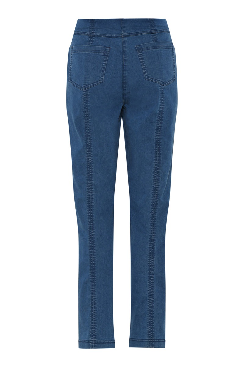 Robell Bella Stretch Denim Trousers - Natural Denim – Ocean Blue Clothing