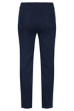 Robell Bell 09 Open Pocket No-cuff Trouser - Navy