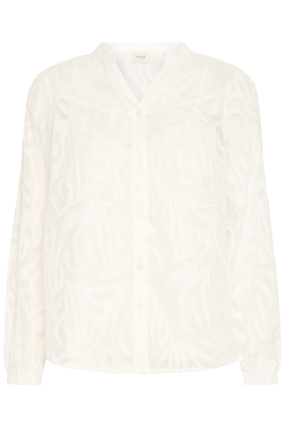 Fransa Hazys Shirt 1 - White