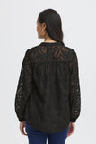 Fransa Hazys Shirt 1 - Black