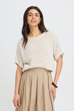 Fransa Sinja Pullover 6 - Whisper White
