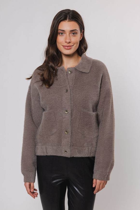 Rino & Pelle Bubbly Boxy Jacket - Taupe