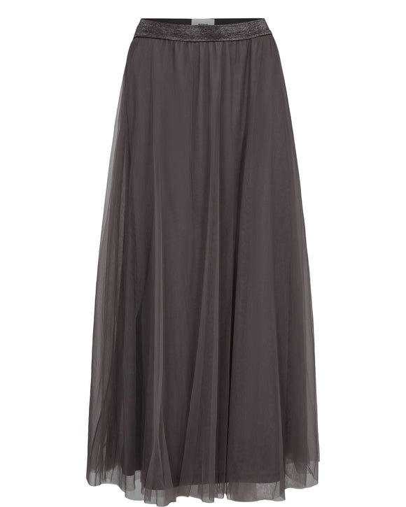 Numph Nuea Maxi Skirt - Dark Shadow