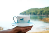 The Cornish Surfer Offshore Cup and Saucer