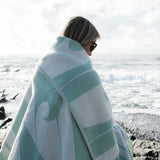 The Cornish Surfer Large Blankets